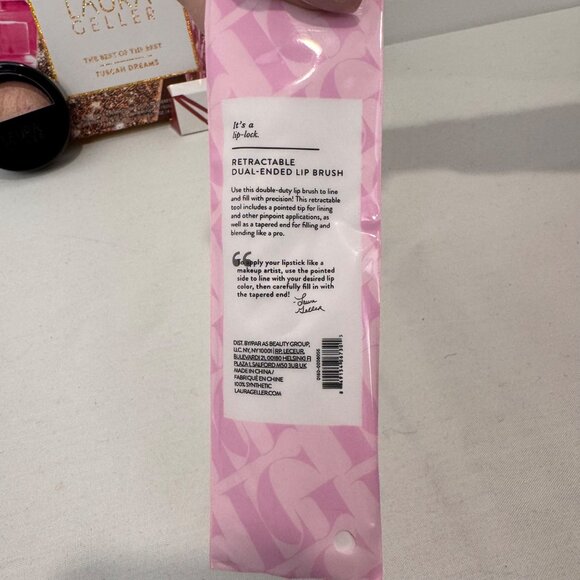 New Laura Geller Makeup Set Bundle W/ Baked Blush Mascara Lip Brush & More - Picture 4 of 16